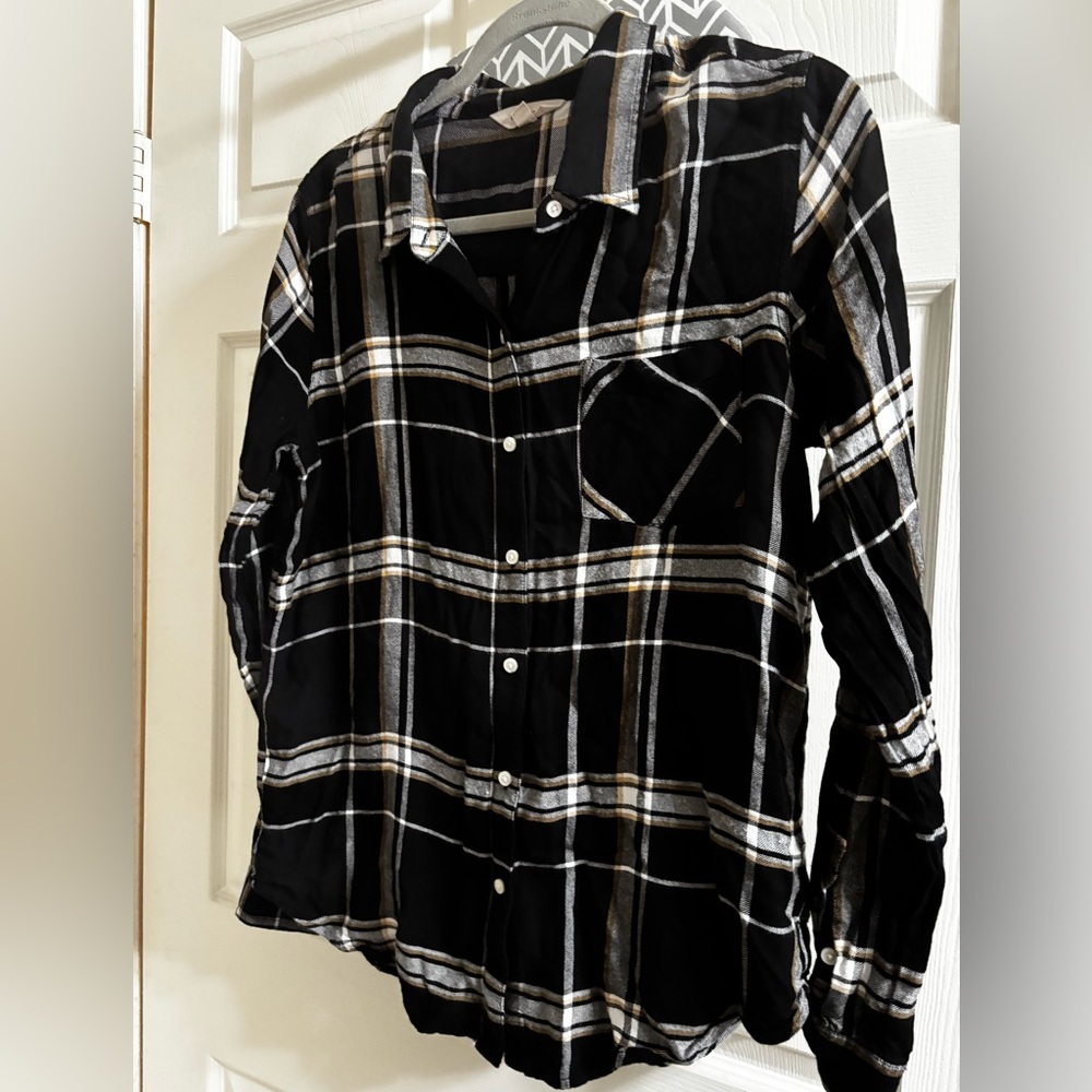 Women’s Lucky Brand plaid button down